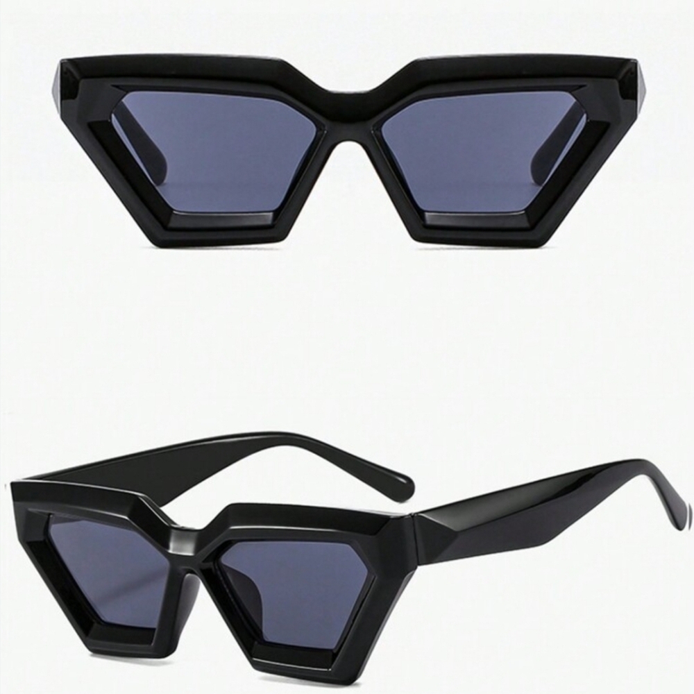 BLACK CATEYE SUNGLASSES